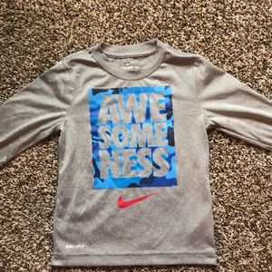 Nike Dri-Fit long sleeve boys shirt